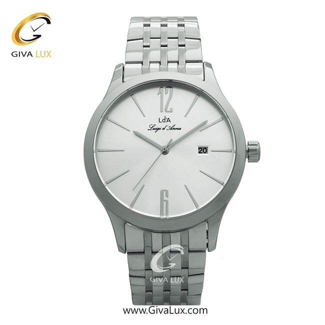 ساعت مچی اورجینال مردانه LdA | لوئیجی د آنا | Luigi d'Ana نقره ای | نقره ای| نقره ای| کد رفرنس 2419